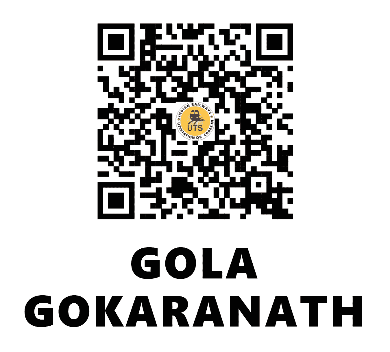 UTS QR Code for GOLA GOKARANATH - GK - NE (UTTAR PRADESH)